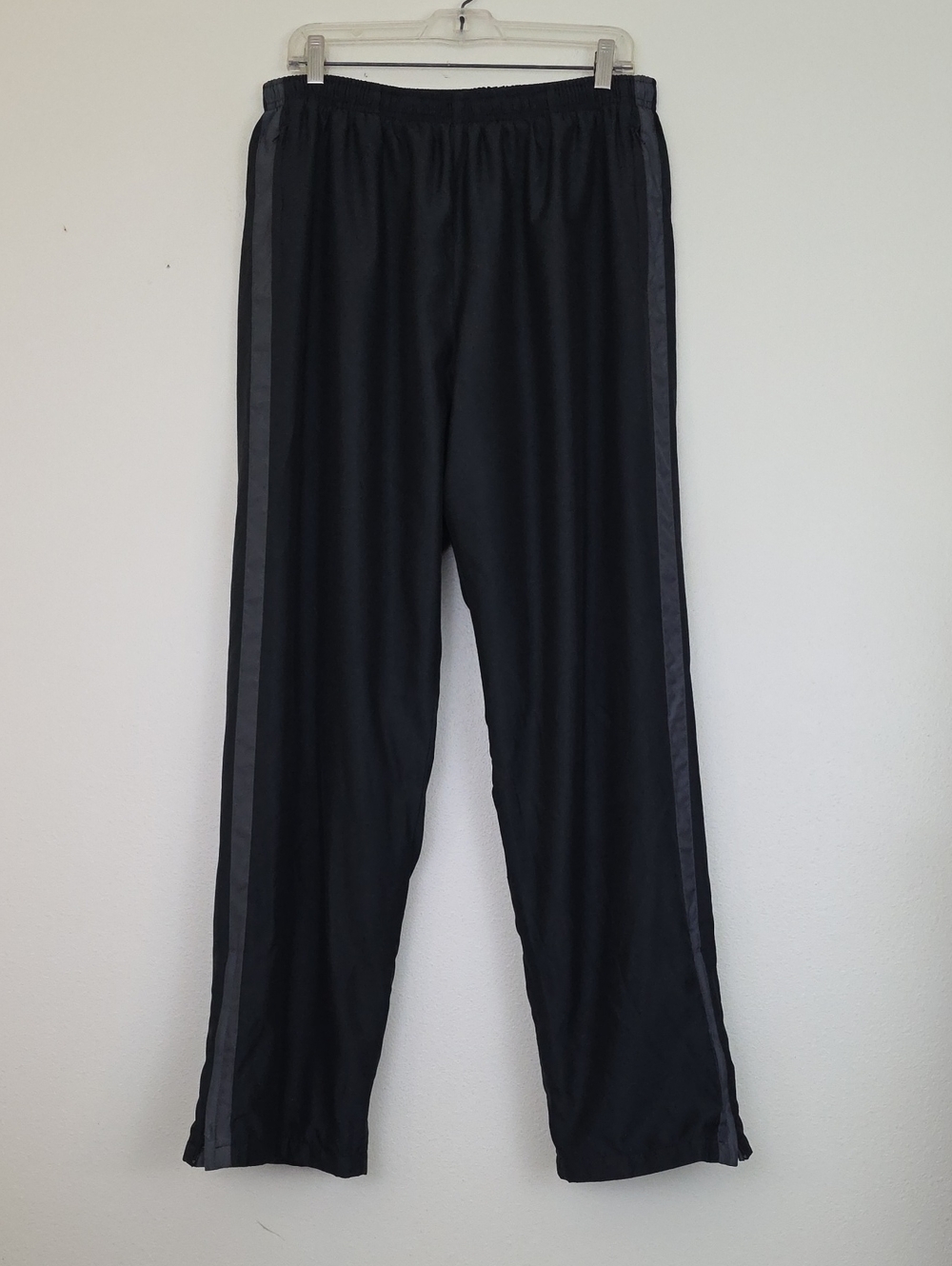 GAP Black Athletic Track Straight Leg Pants (See repair) Mens XL